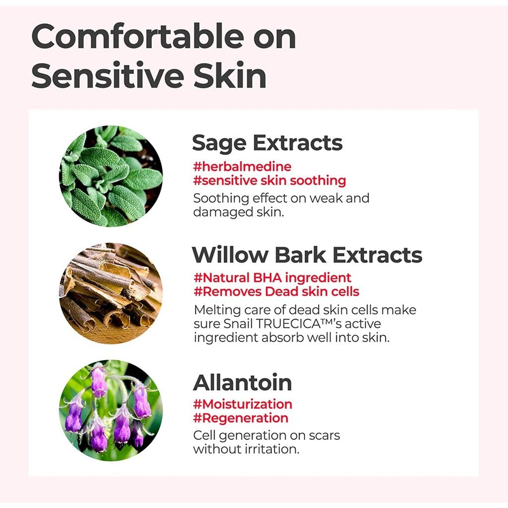 SOME BY MI Snail Trucica Miracle Repair Serum  1.69Oz/50ml , Made from Black Snail Mucin, Damaged Skin Solution, Strengthen Skin Barrier and Elasticity, Korean Skin Care