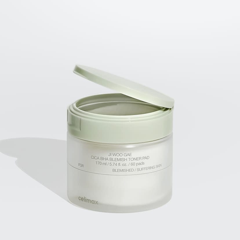 CELIMAX Ji Woo Gae Cica BHA Blemish Toner Pad 60 Pads 170ml