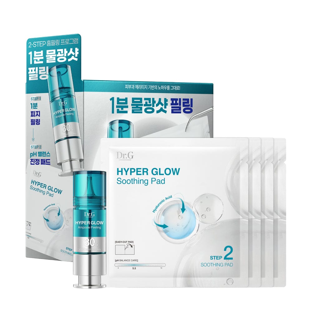 Dr.G Hyper Glow 30% Ampoul Peeling 2-step Set (Ampoule 15ml & Pad 4ea)