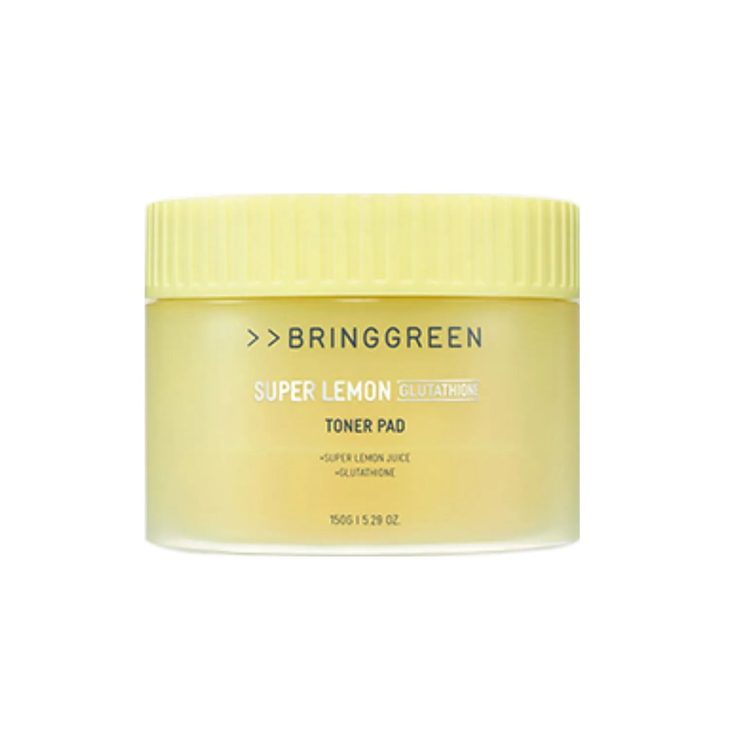 BRING GREEN Super Lemon Glutathione Toner Pad 90 Sheets