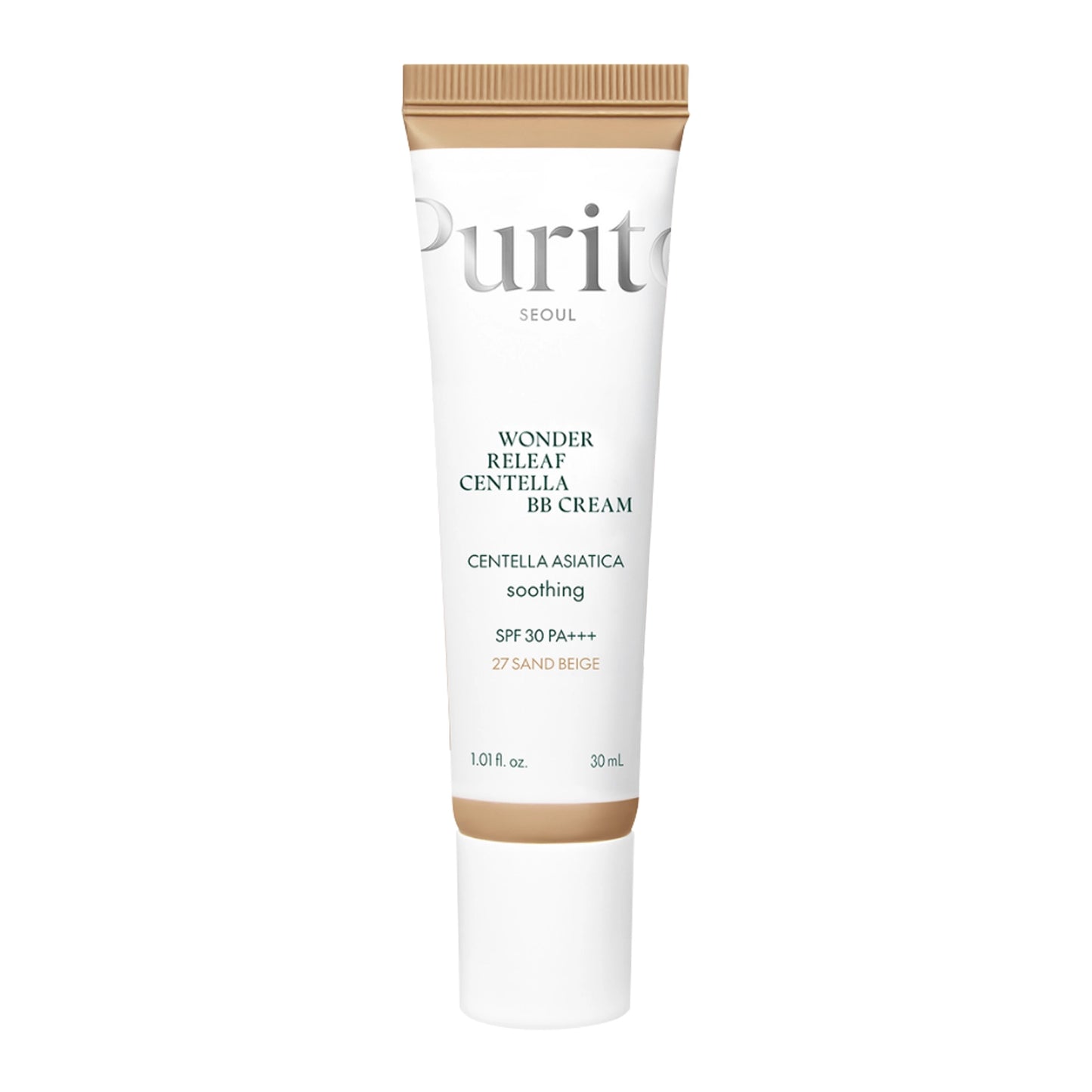 PURITO Wonder Releaf Centella BB Cream SPF30 PA+++ 30ml (6 Colors)