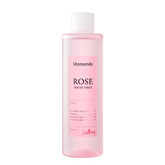 MAMONDE Rose Water Toner for Face, 250ml | 90.97% Organic Rose Water, Vegan Certified, Soothing and Hydrating