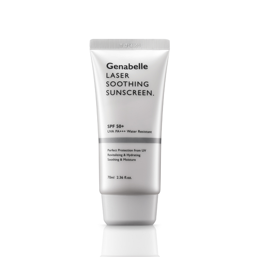 Genabelle Laser Soothing Sunscreen SPF50+ PA+++ 70ml silver tube