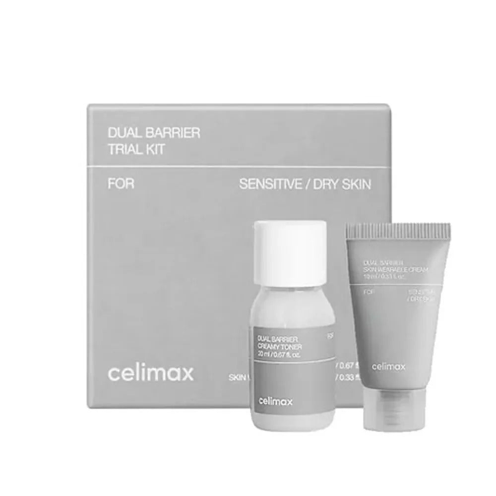 [KIT] CELIMAX Dual Barrier Trial Kit (Toner 20ml + Cream 10ml)