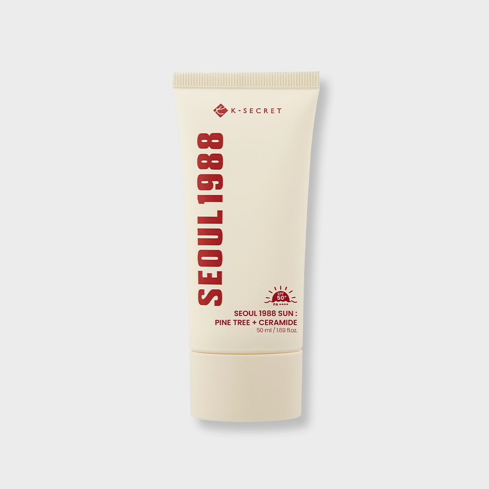 K-SECRET SEOUL 1988 Sunscreen : Pine Tree + Ceramide SPF50+ PA++++ 50ml