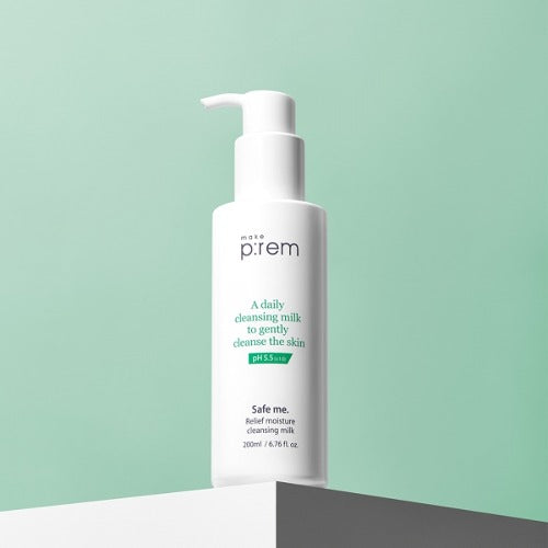 MAKE P:REM Safe Me Relief Moisture Cleansing Milk 3types