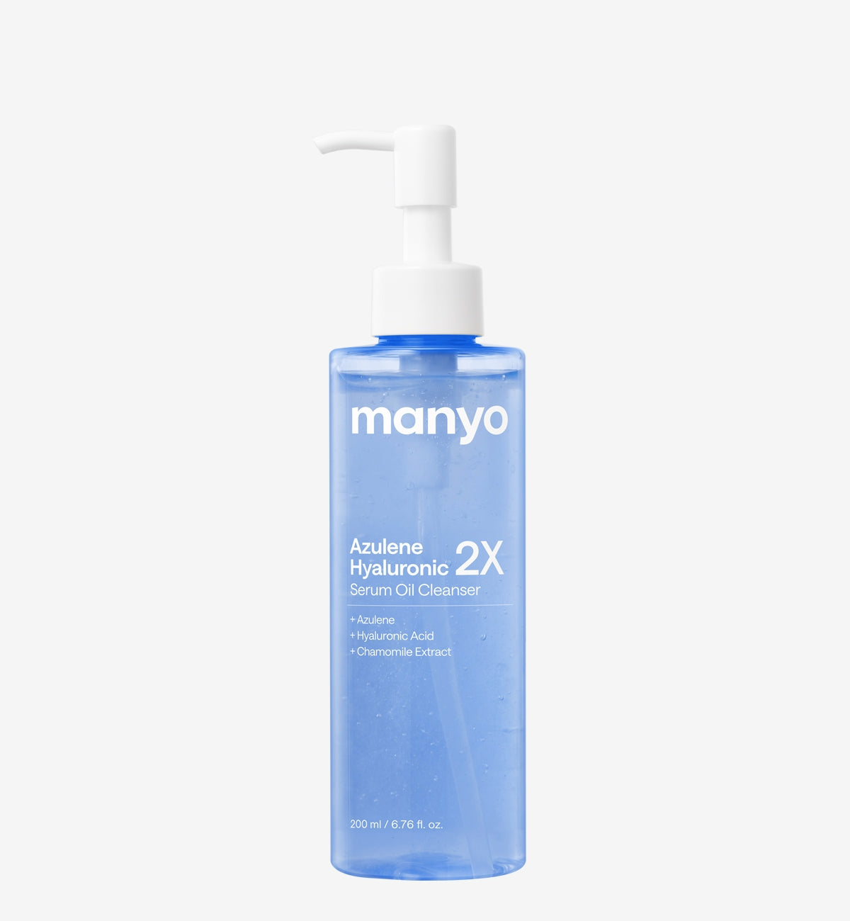 manyo Azulene Hyaluronic 2X Serum Oil Cleanser 200ml | Korean Cleansing Oil