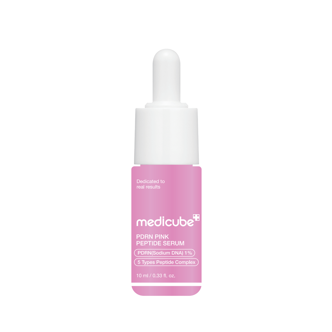 medicube PDRN Pink Peptide Serum 10ml | Korean Facial Serum with Peptides