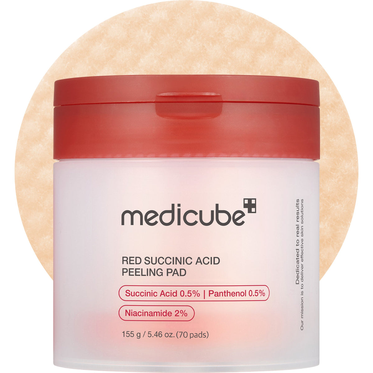 MEDICUBE Red Succinic Acid Peeling Pad 70 Sheets 155g