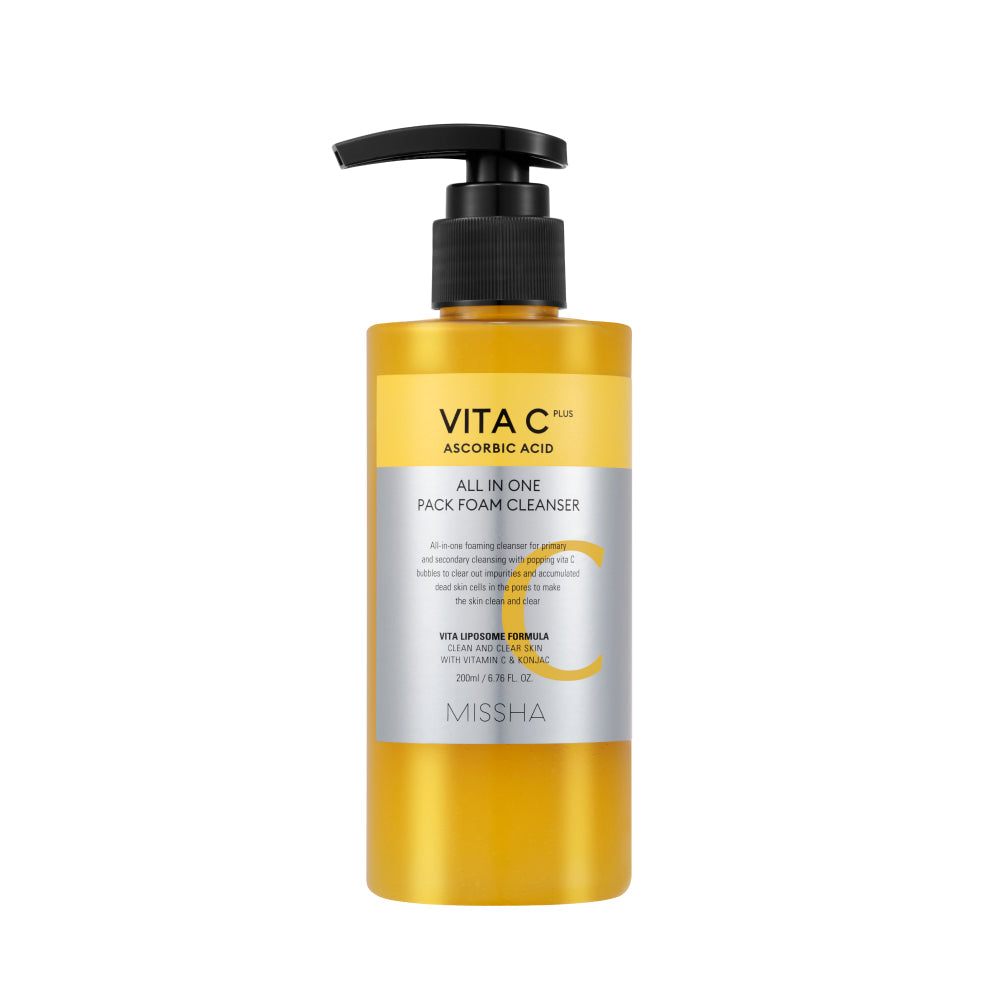 MISSHA Vita C Plus All in 1 Pack Foam Cleanser 200ml
