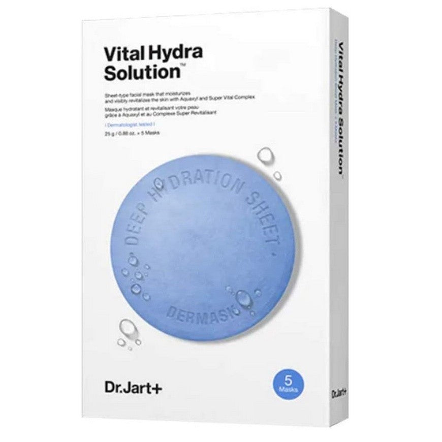 Dr.Jart+ Vital Hydra Solution Deep Hydration Mask Sheet 25g (0.9oz.) 5ea Set