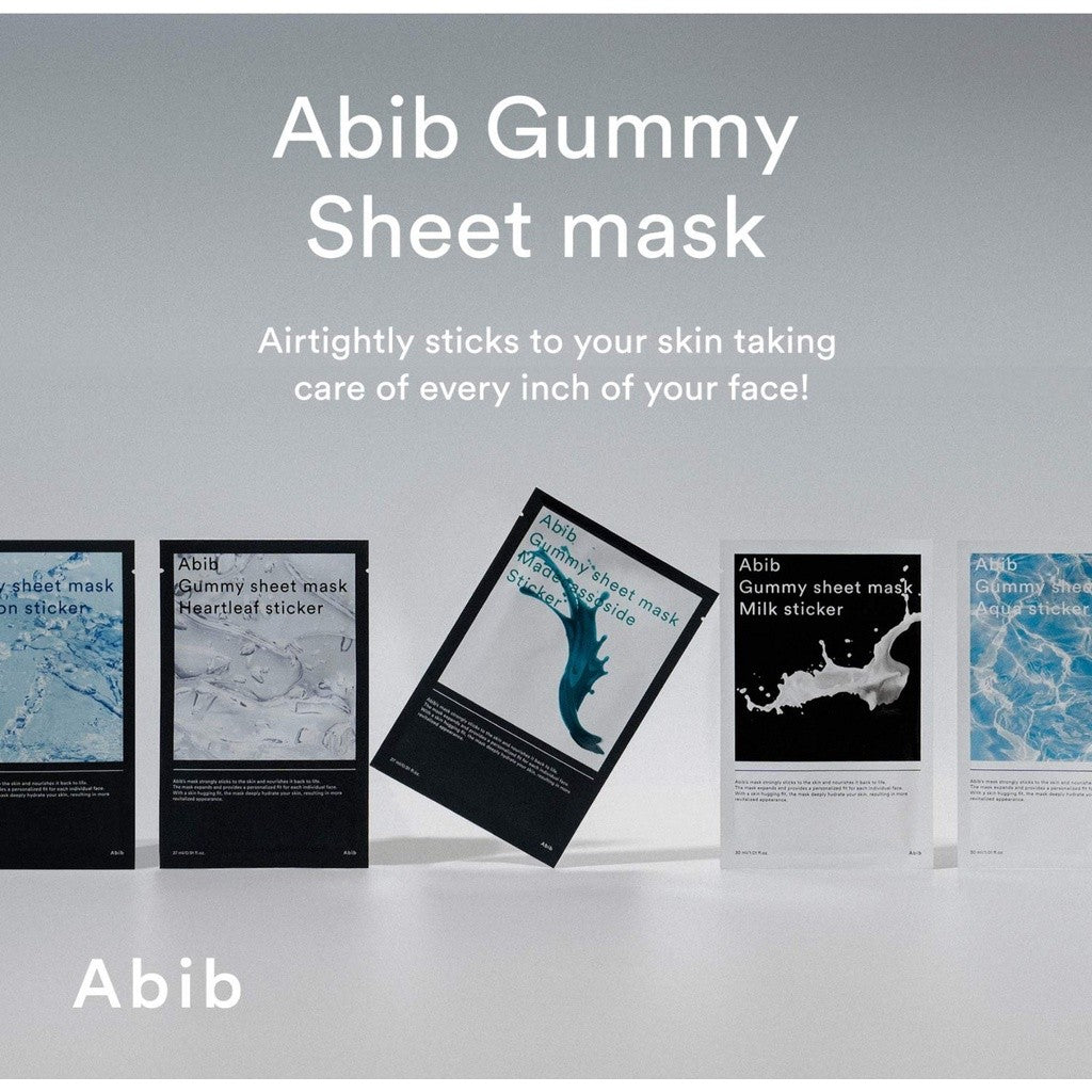 [SET] Abib Mild Acidic pH Madecassoside Sticker Sheet Mask, 27ml*10 Sheets