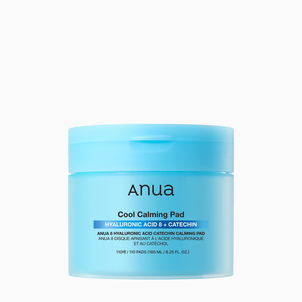 ANUA 8 Hyaluronic Acid Catechin Calming Pad 110 Pads 185ml