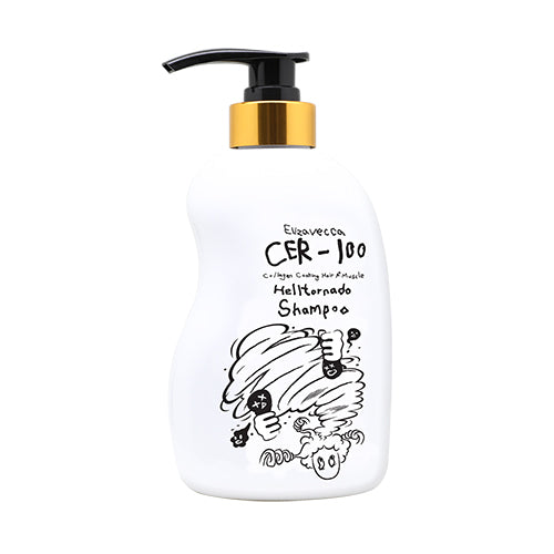 [NEW] ELIZAVECCA CER-100 Collagen Coating Hair A+ Muscle Helltornado Shampoo, 500mL