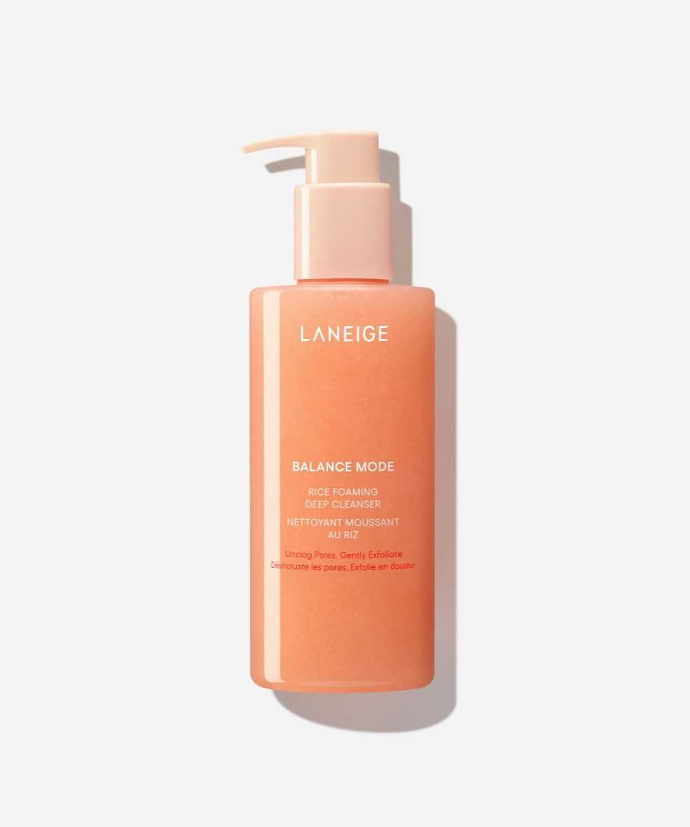 [NEW] LANEIGE Balance Mode Rice Foaming Deep Cleanser, 250mL