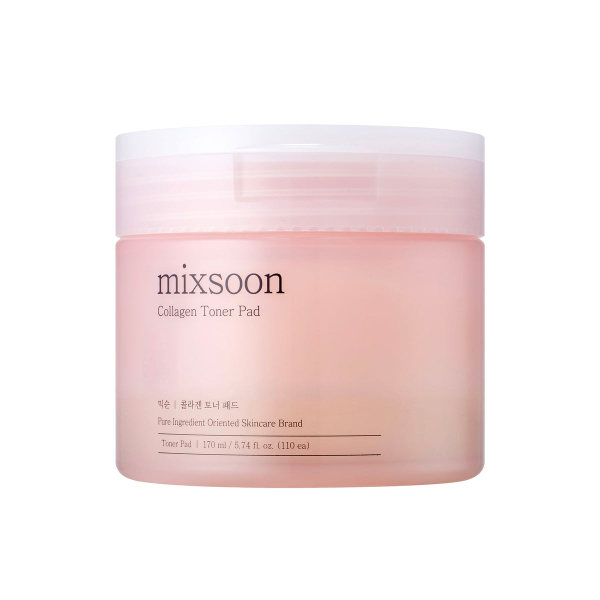 mixsoon Toner Pad (2 Types) │ Collagen Toner Pad 110 Pads 170ml / Hyaluronic acid Toner Pad 80 Pads 180ml — Collagen Toner Pad