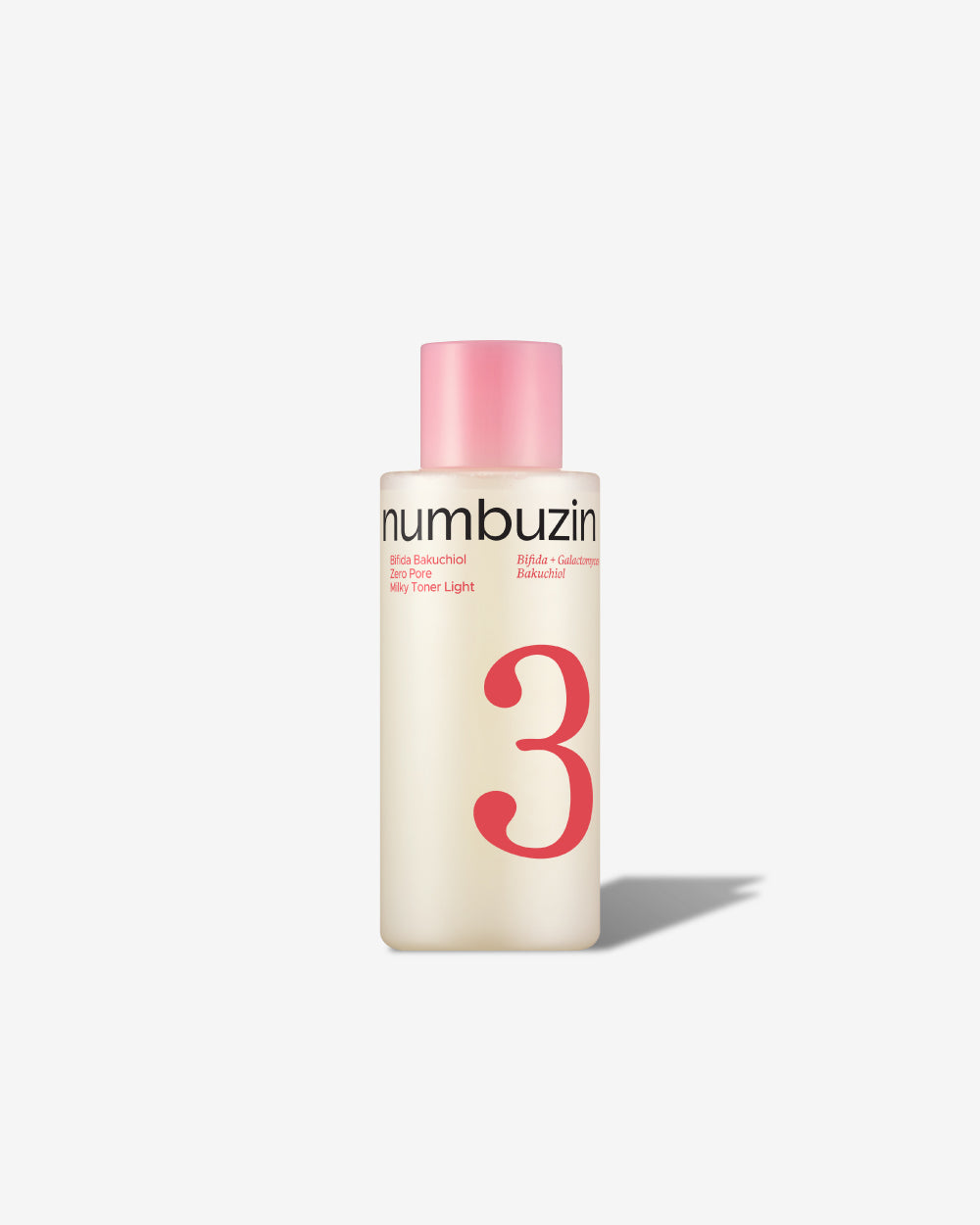 NUMBUZIN No.3 Bifida Bakuchiol Zero Pore Milky Toner Light, 200mL