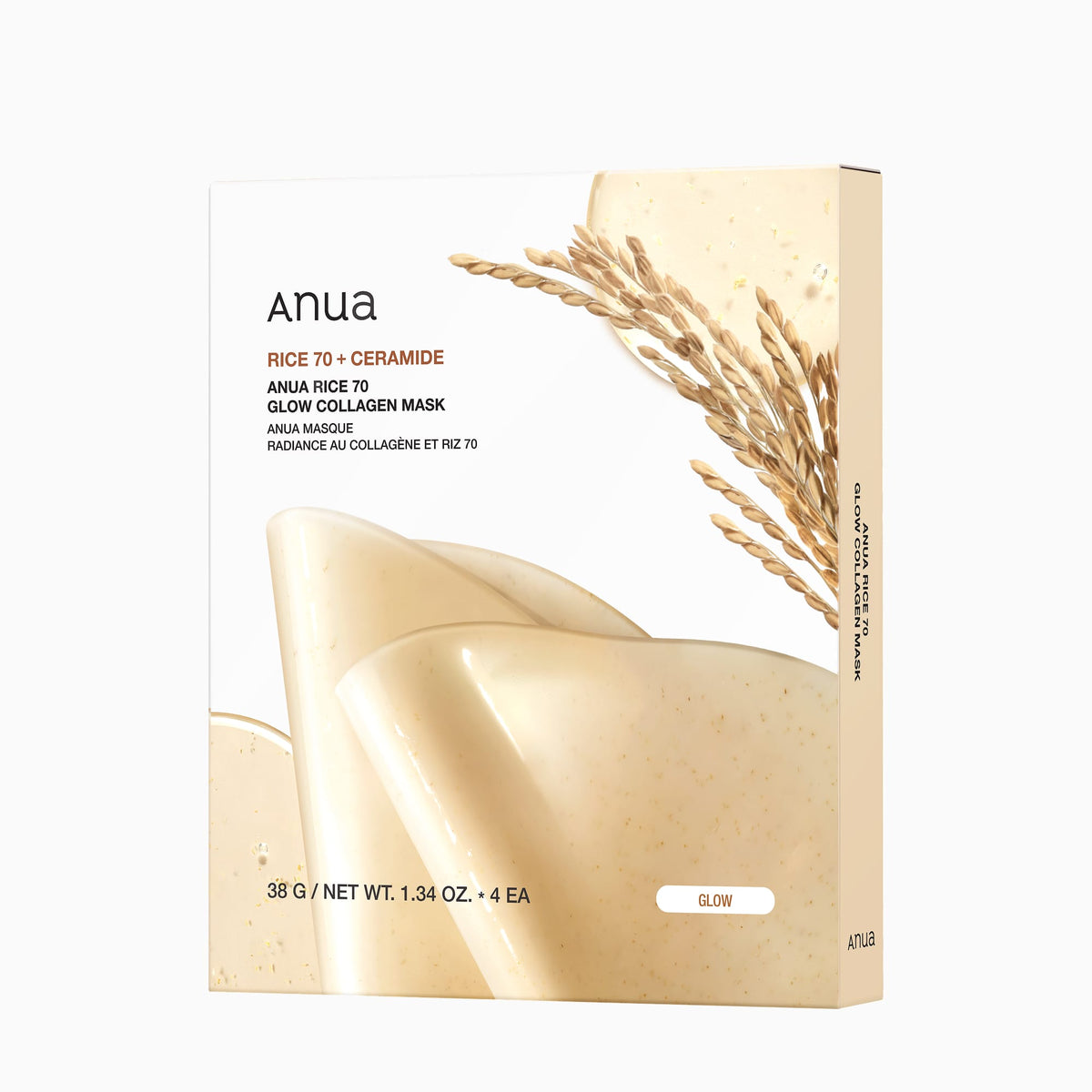 ANUA Rice 70 Glow Collagen Mask (2 Options)