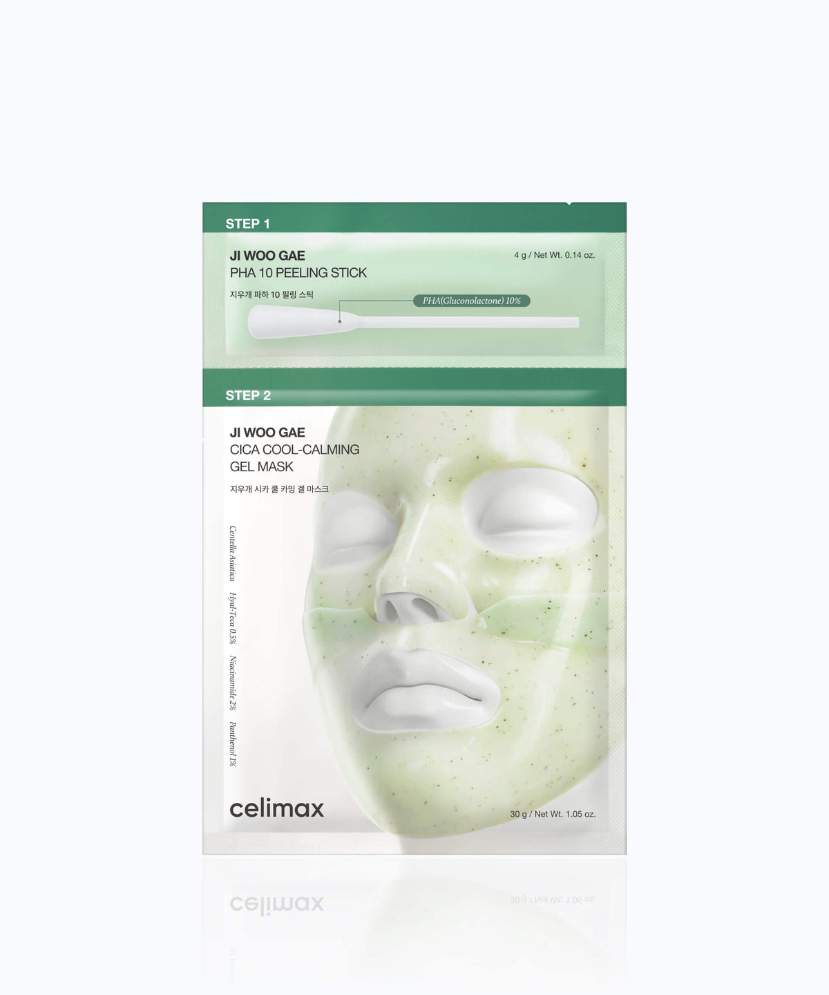 [NEW] CELIMAX Ji Woo Gae Cica Pha Peel 2-Step Gel Mask 2 Options