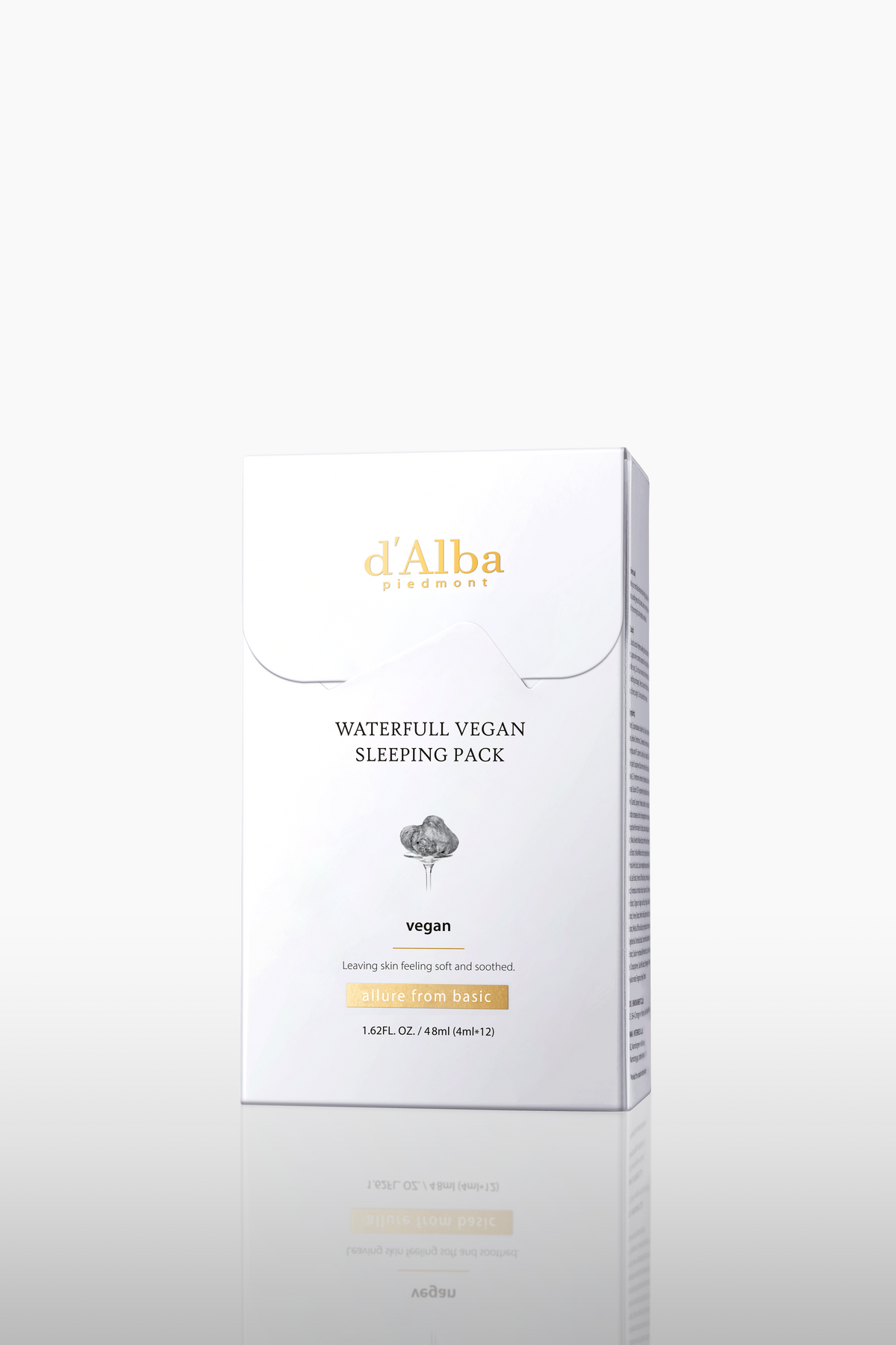 d'Alba Waterfull Vegan Sleeping Pack 4ml*12 Packs