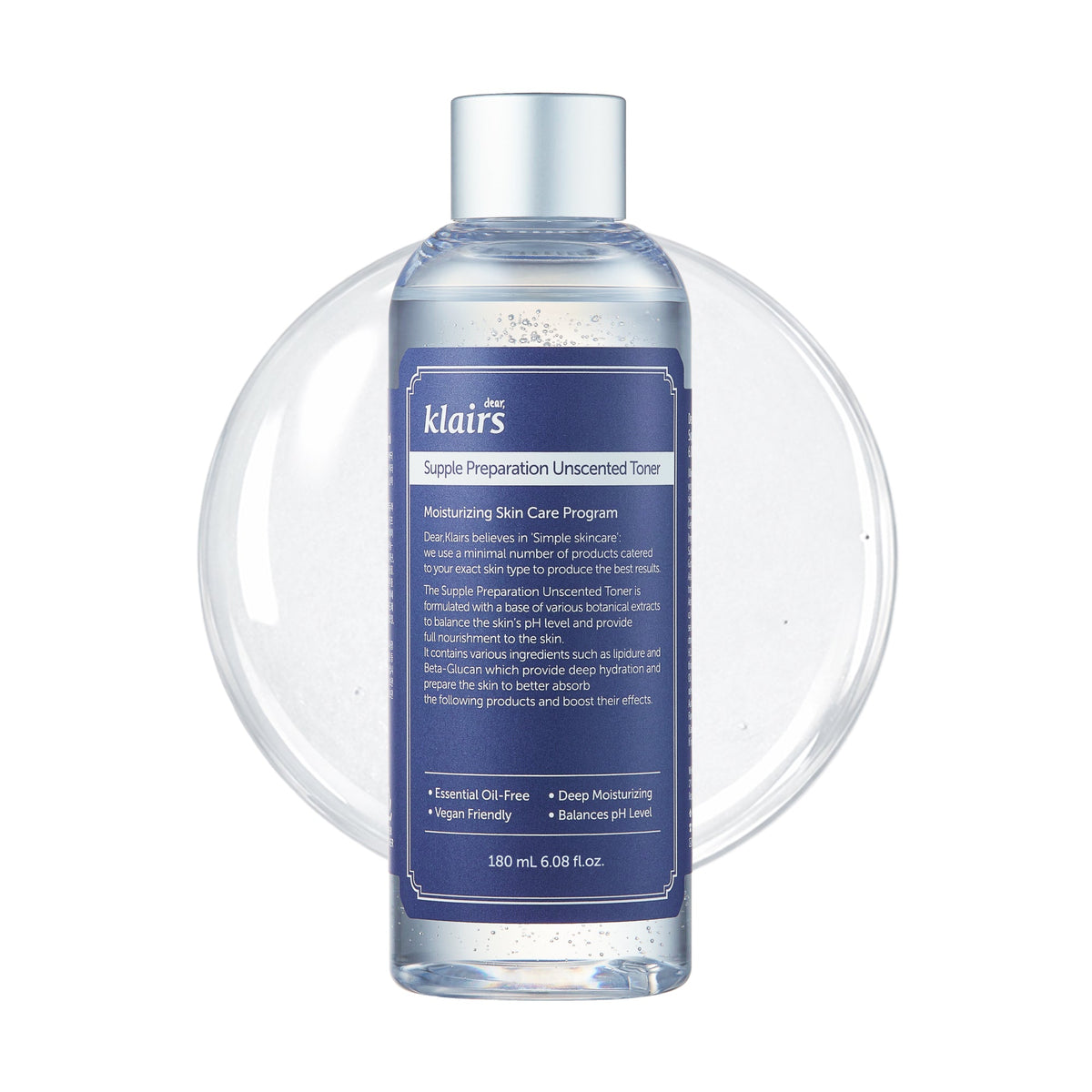 KLAIRS Supple Preparation Unscented Toner 30ml, 180ml
