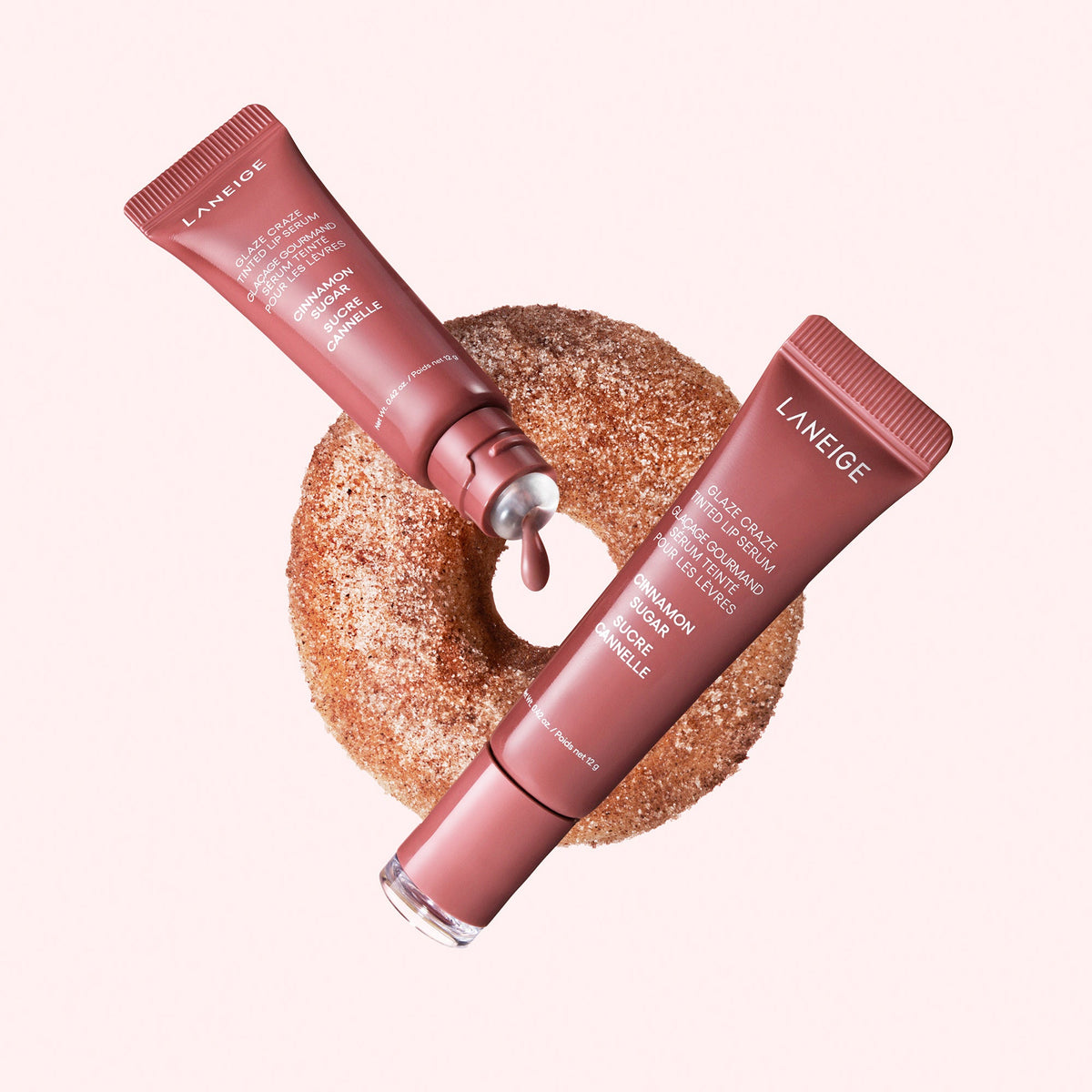 LANEIGE Glaze Craze Tinted Lip Serum 12g (8 Colors) *No Keyring*