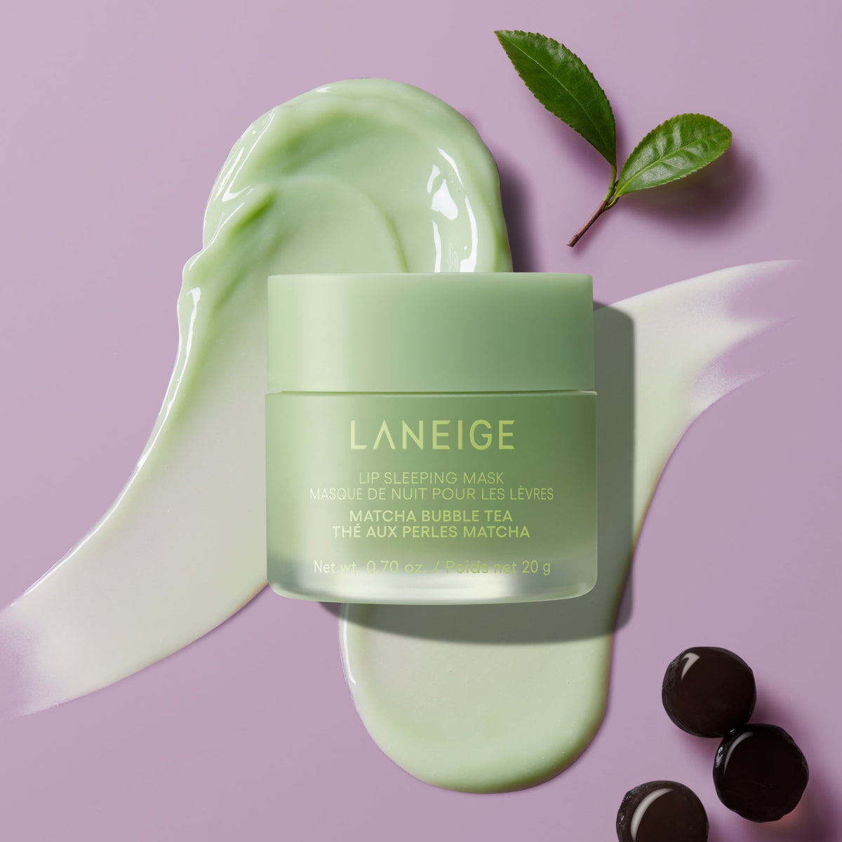 LANEIGE Lip Sleeping Mask Matcha Bubble Tea 20g