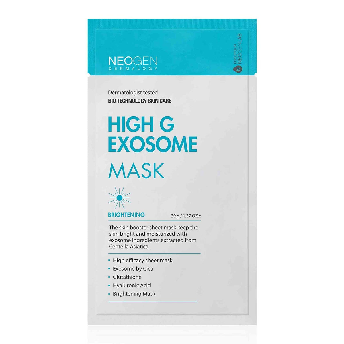 [SET] NEOGEN DERMALOGY High G Exosome Mask Sheet 5ea 39g