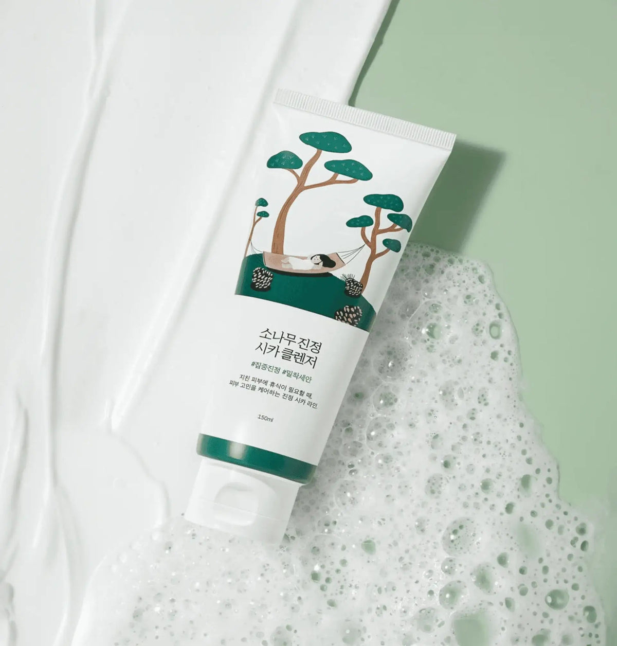Round Lab Pine Calming Cica Cleanser 150ml / Cleansing Oil 200ml (2 Options)