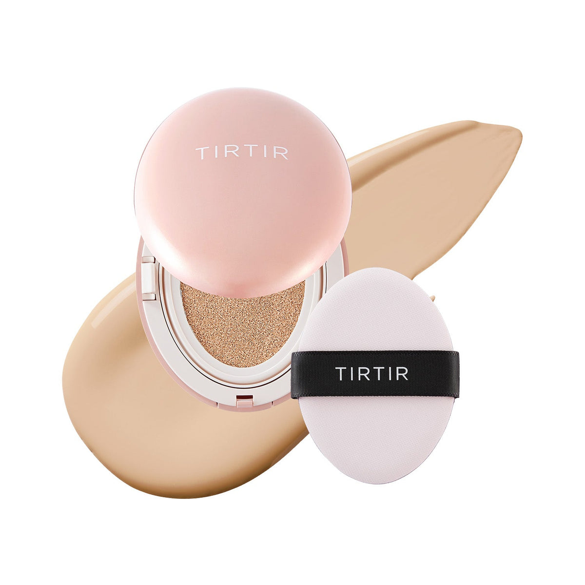 [MINI] TIRTIR Mask Fit All Cover Pink Cushion Foundation Mini 4.5g (3 Shades) — 21N Ivory