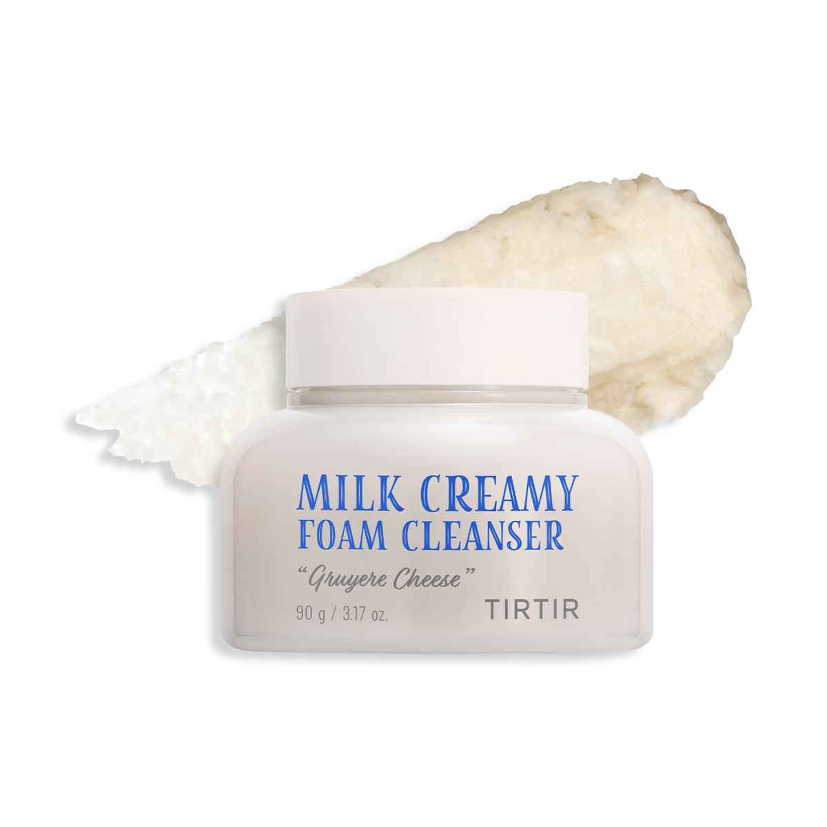 TIRTIR Milk Creamy Foam Cleanser 90g │ Gruyere Cheese Edition