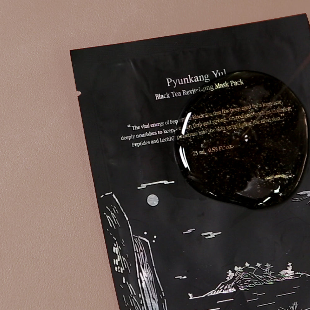 Pyunkang Yul Black Tea Revitalizing Mask Pack 25ml single sheet