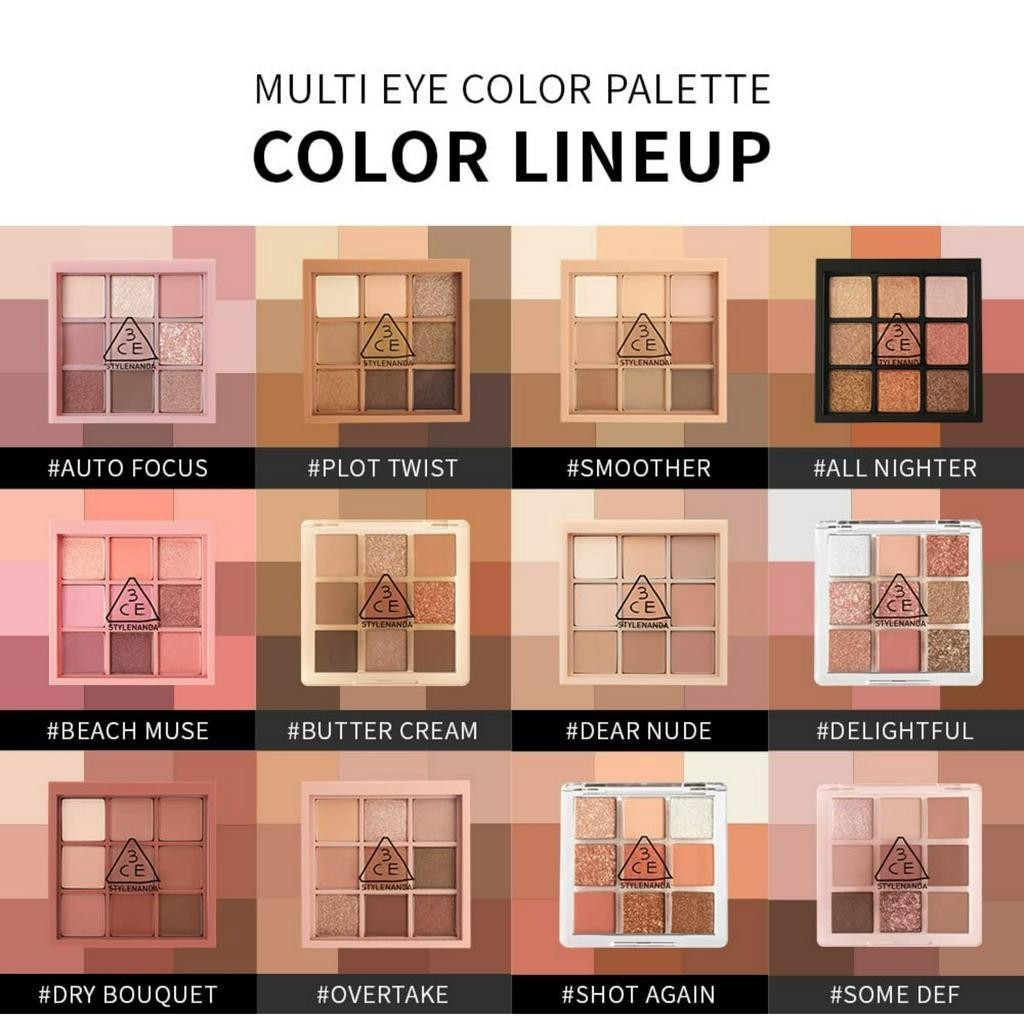 3CE Multi Eye Color Palette (12 Colors)