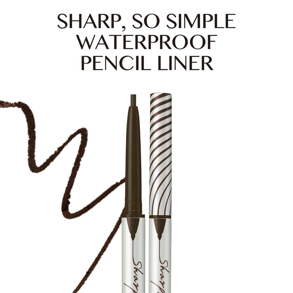 CLIO Sharp So Simple Waterproof Pencil Eye Liner, Micro Precision Tip (2mm) (9 Colors)