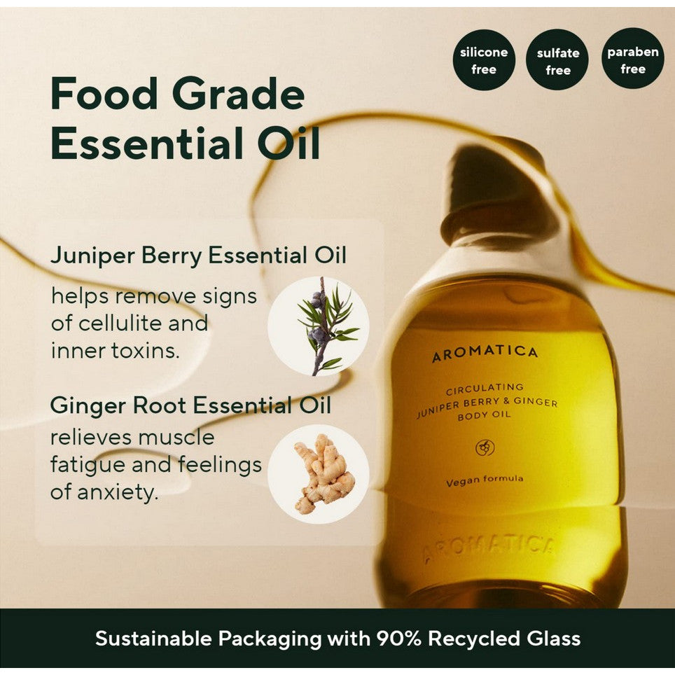 [AROMATICA] Aromatherapy Body Oil 100ML / 3.38 fl. oz. - Aroma Massage Oil