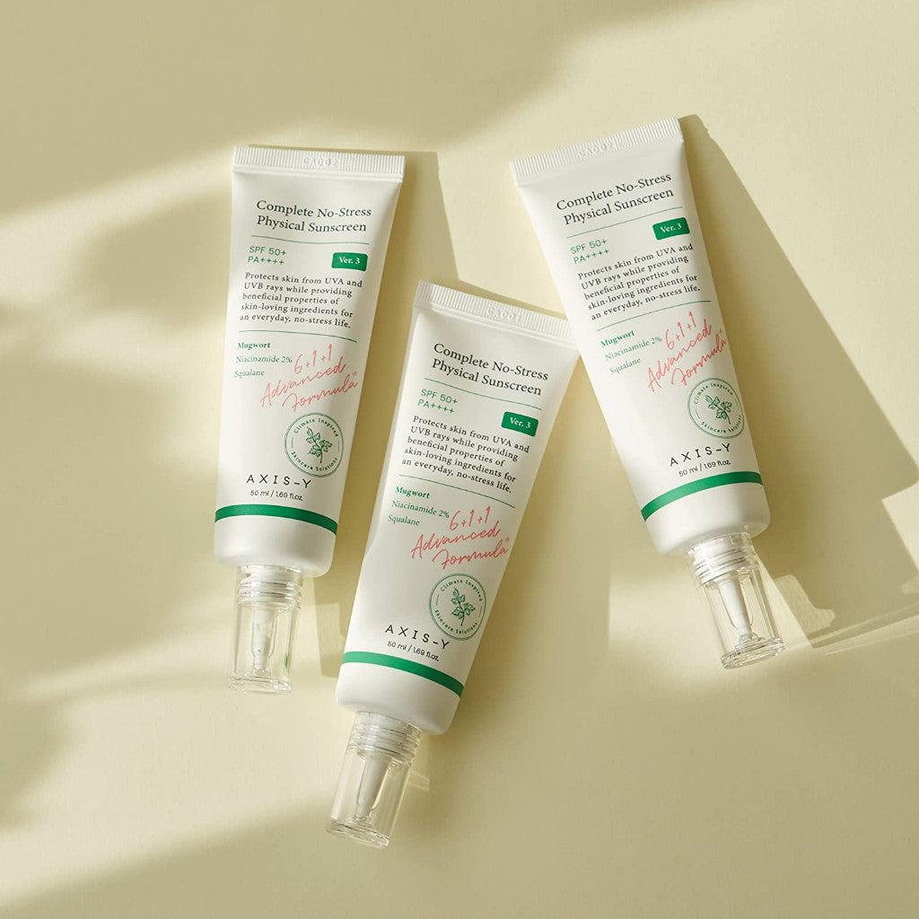 AXIS-Y Complete No-Stress Physical Sunscreen SPF50 PA++++ 50ml