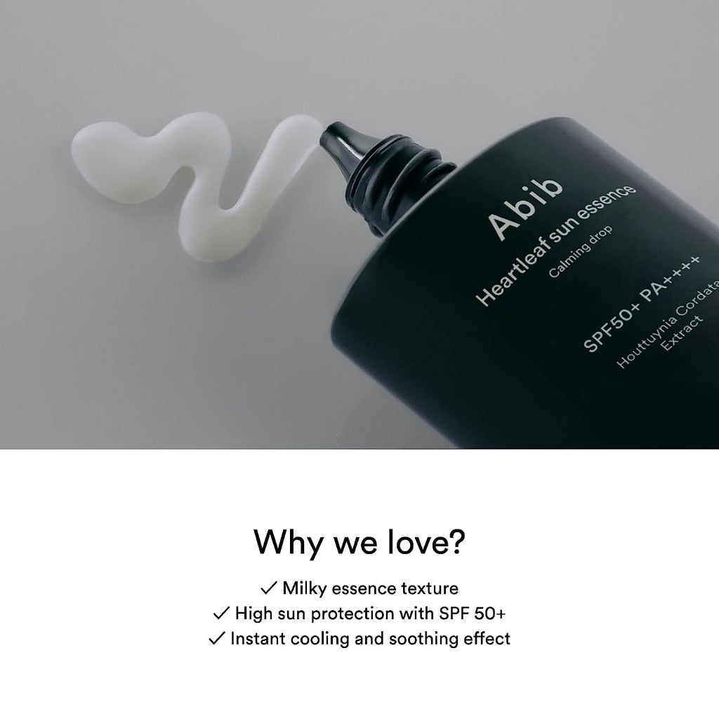 Abib Heartleaf Sun Essence Calming Drop SPF50+ PA++++ 50ml