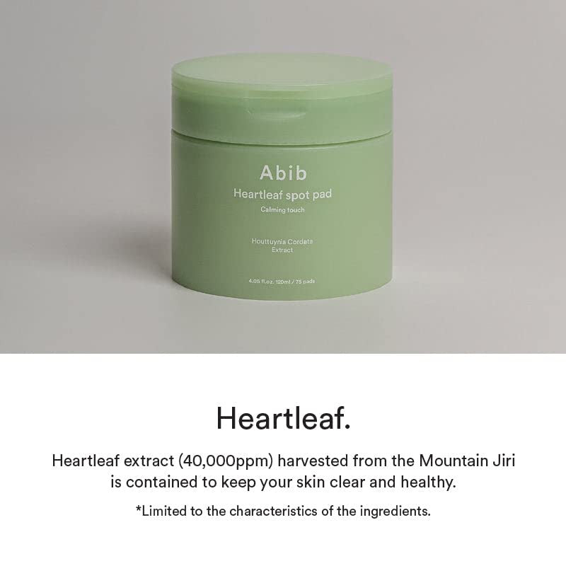 Abib Heartleaf Spot Pad Calming Touch 80 Pads 150ml