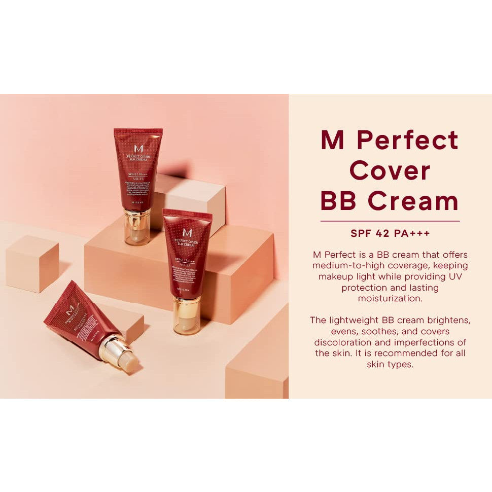MISSHA M Perfect Cover BB Cream SPF 42 PA+++ 50ml (7 colores)