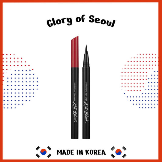 CLIO Superproof Pen Liquid Eye Liner, Precision Tip, Long Lasting, Smudge-Resistant, High-Intensity Color