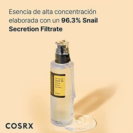 Esencia reparadora COSRX Snail Mucin 96% Power, 30ml, 100ml