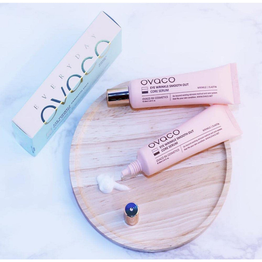 OVACO EYE WRINKLE SMOOTH OUT 30mL, Anti aging, Eye cream for reducing wrinkle