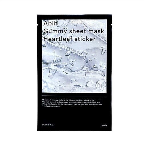 Mascarilla facial de pH ácido suave Abib (5 tipos) / Mascarilla tipo "gummy" (4 tipos)