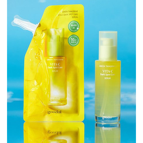 GOODAL Green Tangerine Vita C Spot Care Serum 50ml + 50ml Refill pack [ SET PRODUCT ]