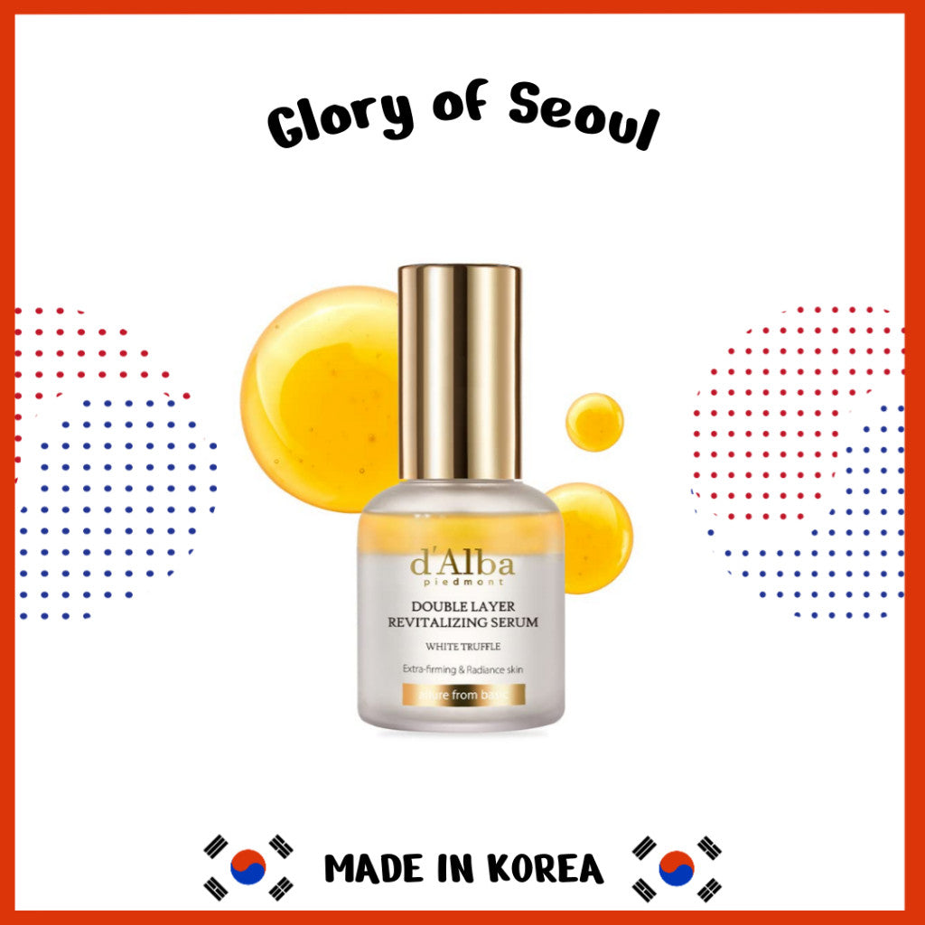 d'Alba Italian White Truffle Double Layer Revitalizing Serum 30ml