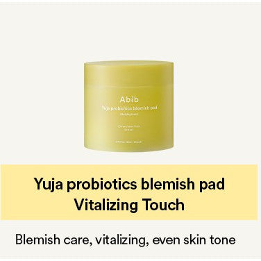 Abib Yuja Probiotics Blemish Pad Vitalizing Touch 60 Pads 140ml