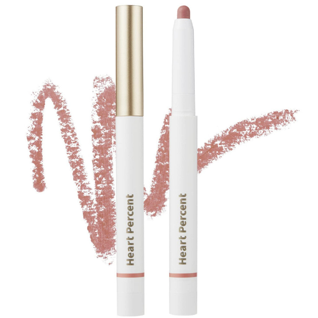 [NEW COLOR] HEART PERCENT Dote on Mood Lip Pencil (17 Colors), 0.8g