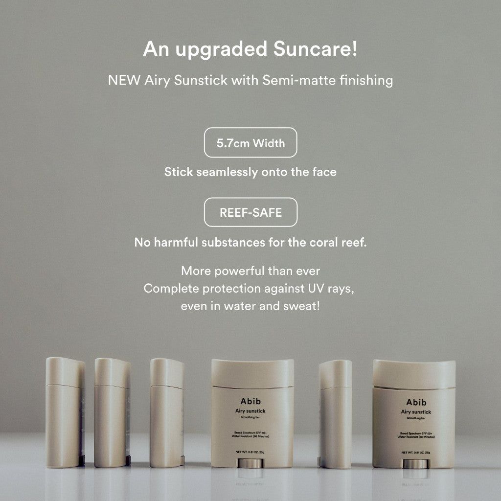 Abib Airy Sunstick Smoothing Bar SPF50+ PA++++ 22g