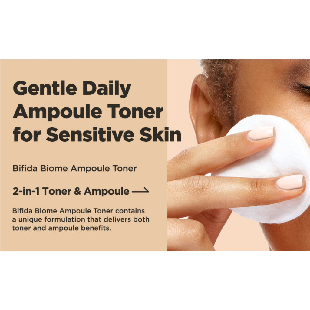 Manyo Bifida Biome Ampoule Toner (210ml,400ml,500ml) Moisturizing Toner for Face, 5-Types-of Hyaluronic Acid, Daily Firmness, Serum, Korean Skincare