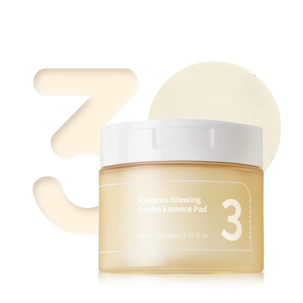 Numbuzin No.3 Radiance Glowing Jumbo Essence 70 pads, 5.07 fl.oz